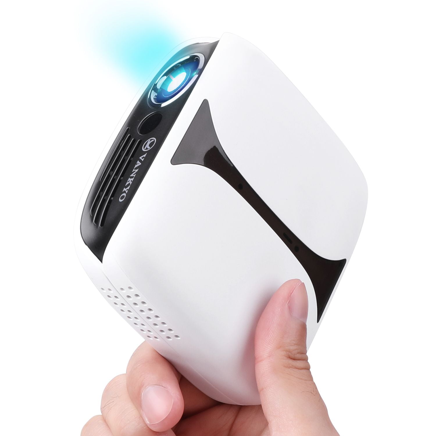 VANKYO Burger 101 Wireless Pico Projector, Rechargeable Mini DLP Projector