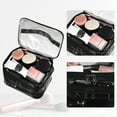 thumbnail image 2 of Unique Bargains Floral Makeup Bag Zipper Flower Cosmetic Pouch Black, 2 of 6