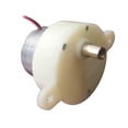 thumbnail image 7 of 1. 12V Compact Gear Motor 40mm Low Speed Steel Shaft for Rotating Exhibitions Craft Displays, 7 of 7
