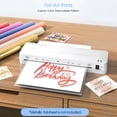 thumbnail image 4 of Crenova 13-Inch 3-in-1 Laminator Machine with Laminating Sheets, Trimmer & Corner Rounder, White, for Home Office, Holiday Gift, 4 of 9