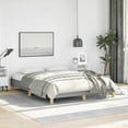 thumbnail image 1 of vidaXL Bed Frame Light Grey 137x190 cm Full Fabric, 1 of 6
