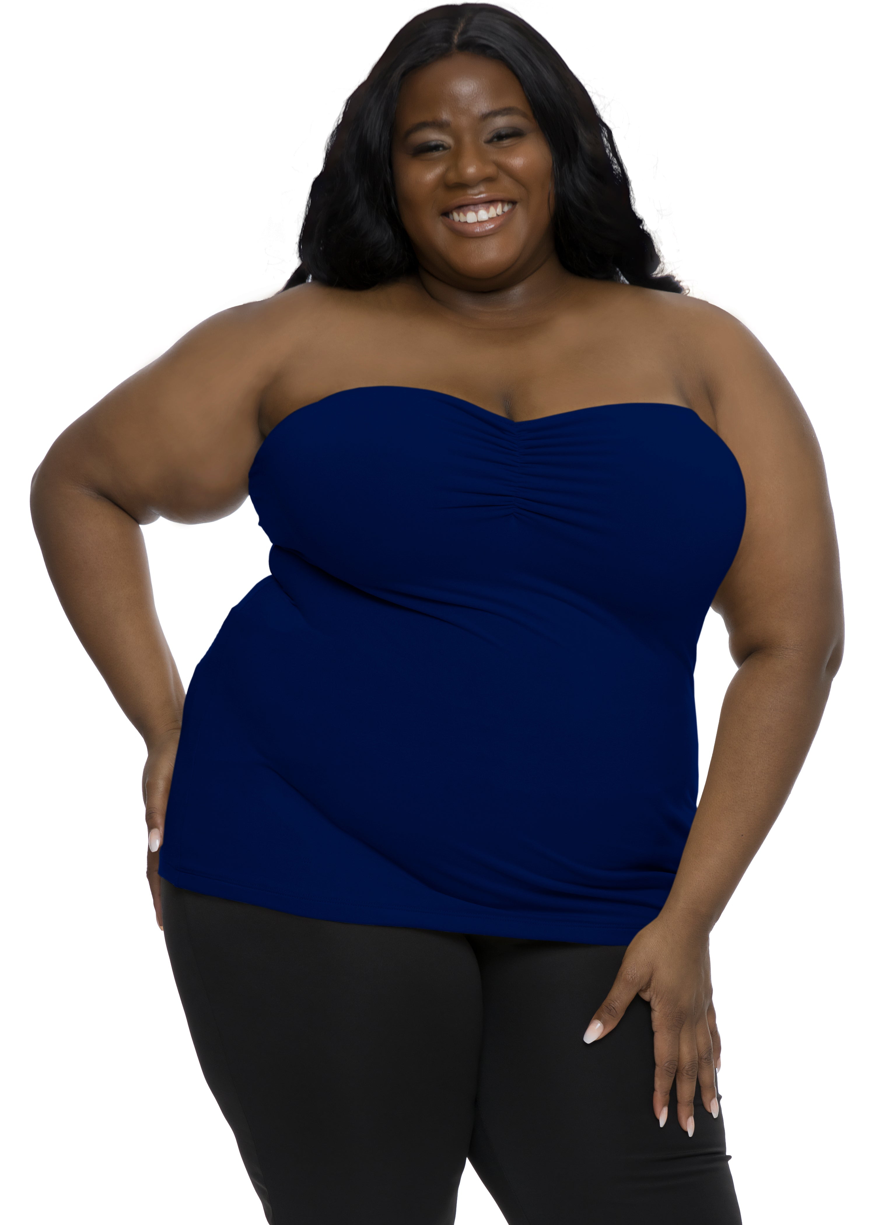Stretch Is Comfort Women's Plus Oh so Soft Bust Strapless Long Tube Top|Adult Xlarge-3x - Walmart.com