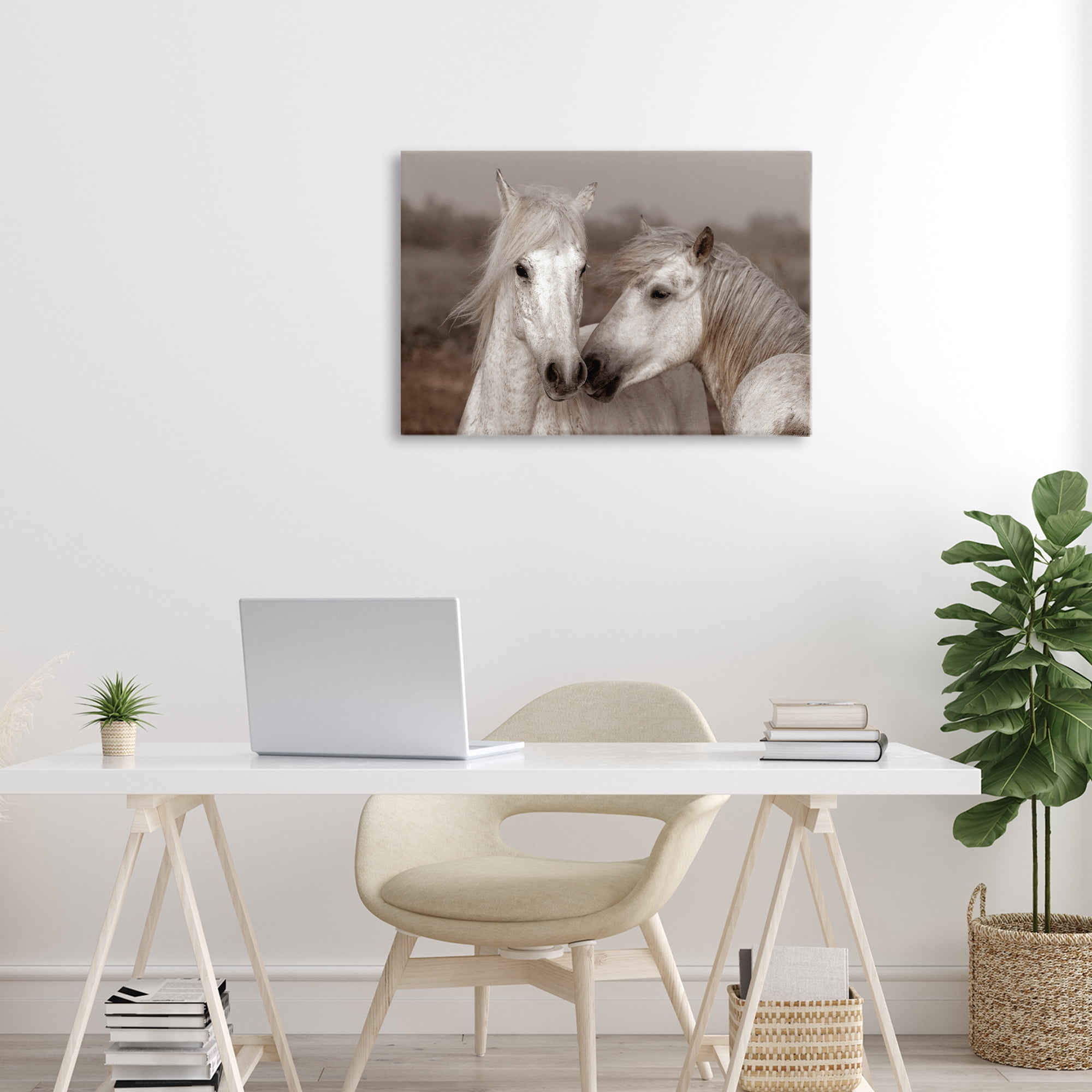 Stupell Industries Gentle Companionship Horses Canvas Wall Art, design by Danita Delimont