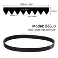 thumbnail image 2 of Unique Bargains 230J8 PJ V-Ribbed Belt 8 Ribs 23' Length x 0.74' Width EPDM Industrial Transmission Serpentine Belt 2 Pack, 2 of 5
