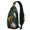 Hawaii Summer S, variant on Coastal Palm Tree Sling Backpack, Lightweight and Stylish Crossbody Daypack with Beach Sunset Vibe, Great for Gym, School, and Weekend Trips