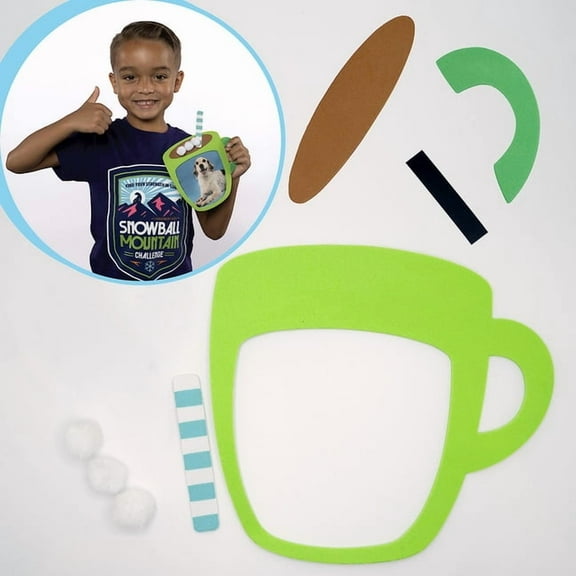 Vbs 2026 Snowball Mountain Challenge Craft Hot Cocoa Picture Frame Magnet (Pkg of 12): Find Your Strength in God, (Hardcover)