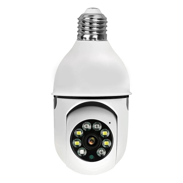 Cámara inalámbrica Matsuzay con bombilla LED 110-240V para garaje intercomunicador bidireccional seguimiento automático IP66