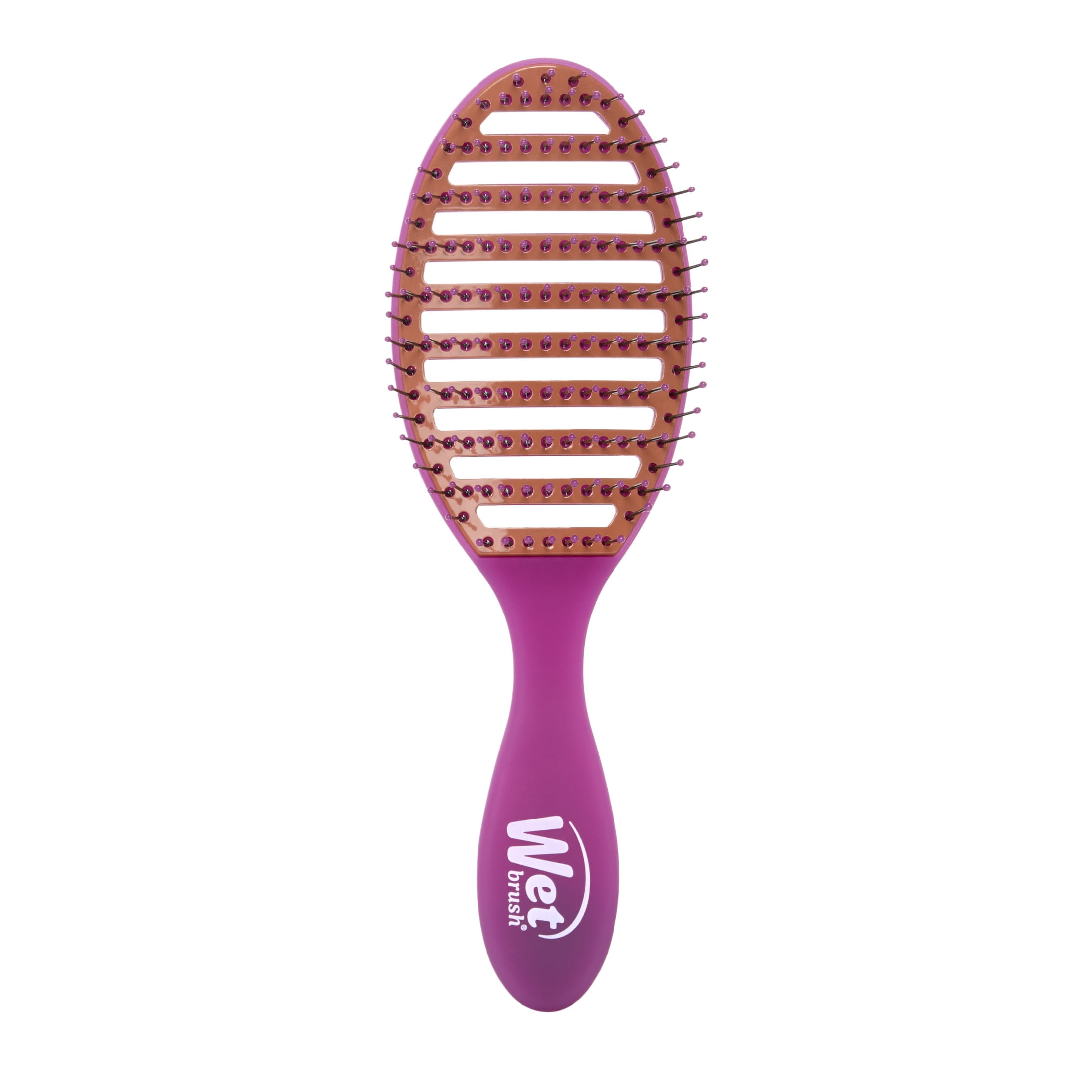 Wet Brush Ceramic Speed Dry Hair Brush With Purple Ceramic Coating For Faster Blow-Drying