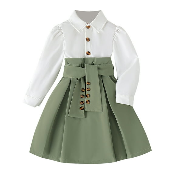 Ediodpoh Kids Clothing Set Toddler Girls Winter Long Sleeve Warm Coat Clothes Fashion Bowknot Outfit for Girls White 2-3 Years