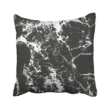 - ARTJIA Distressed Overlay Of Cracked Concrete Stone Asphalt Grunge Abstract Halftone Pillowcase Pillow Cushion Cover 16x16 inches