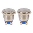 thumbnail image 3 of FUTUREORYY 2Pcs Push Button Latch Stainless Steel Round for Electrical Circuits, 3 of 6