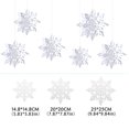 thumbnail image 5 of 6-Piece 3D Three-Dimensional Snowflake Pendant Paper Christmas Snowflake Pendant Snowflake Pendant Holiday Party Decorations, 5 of 5
