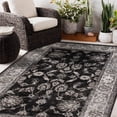 thumbnail image 2 of Luxee Designs Alexandria Bordered Pattern 9x12 Area Rug for Living Room Indoor Boho Rugs - Black, 2 of 10