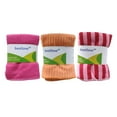 thumbnail image 4 of Harpily Daily Deals Clearance, Cleaning Cloth Double Color Stripes Plain Stripes Plain Colors Oil Multifunctional Ultra Fine Fiber Rags Lazy Dishwashers Cleaning Cloths And Dishwashing Cloths, 4 of 6