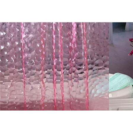 3d Pink Bubbles Shower Curtain Liner, Bubbles Shower Curtain Liner