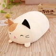 thumbnail image 2 of Cojín de peluche de animales suaves de 20/28 cm con forma de gato y conejo, regalo de cumpleaños, 2 of 5