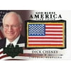 Dick Cheney 2016 Leaf Decision (Series 2) GOD BLESS AMERICA FLAG PATCH Rare Green Parallel Insert Relic Presidential Politics Collectible Trading Card