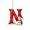 N-8X7CM, variant on WUJGXI Red Furry Letter Christmas Ornament Snowman Xmas Tree Home Party Decor Custom Holiday Decoration