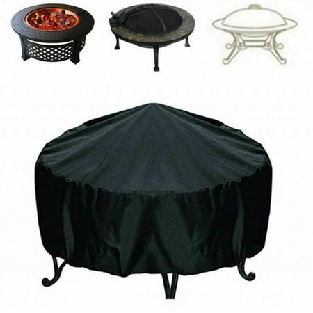 

Round Fire Cover Waterproof and Weather Resistant Cover for Outdoors 15*34inch