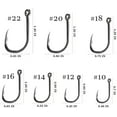 thumbnail image 5 of Drasry Fishing Hooks Set High Carbon Steel Large Fish Hook Kit 180Pcs 10# to 22#, 5 of 5