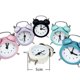 thumbnail image 3 of Mini reloj redondo de metal duradero, mesa de escritorio, reloj electrónico para sala de estar, dormitorio, hogar, azul, 3 of 3
