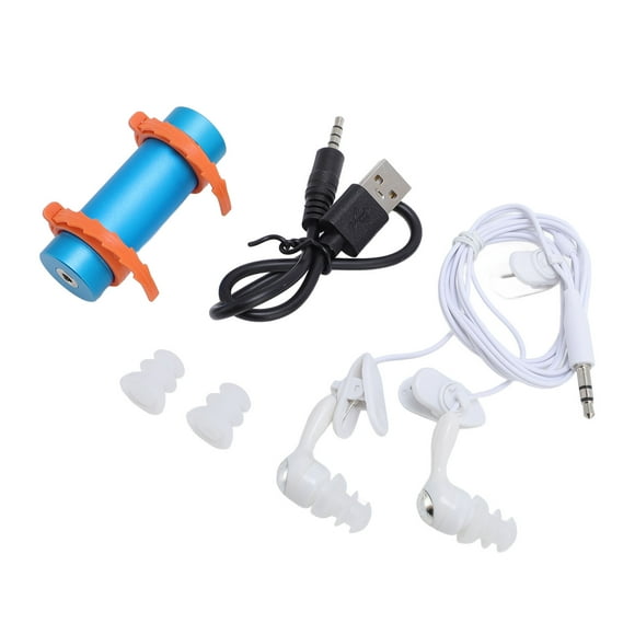 Lecteur Mp3 Étanche pour la Natation et la Course, Lecteur de Musique sous-Marine avec Mémoire de 8 Go, Écouteurs Étanches, Son HIFI Sans Perte, Lecteur Mp3 IPX8 Étanche