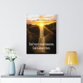 thumbnail image 5 of Scripture Walls  Don't Worry Matthew 6:34 Bible Verse Canvas Christian Wall Art Ready to Hang Unframed, 5 of 9