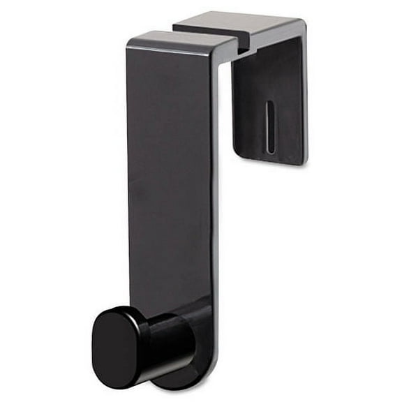Plastic Coat Hook, 1 Hook, 1 3/4 X 5 1/4 X 4, Black | Bundle of 2 Each