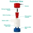 thumbnail image 3 of 12V 1100GPH Submersible Bilge Pump – Non-Automatic, Silent, for Boats, Pools, RVs, 3 of 5
