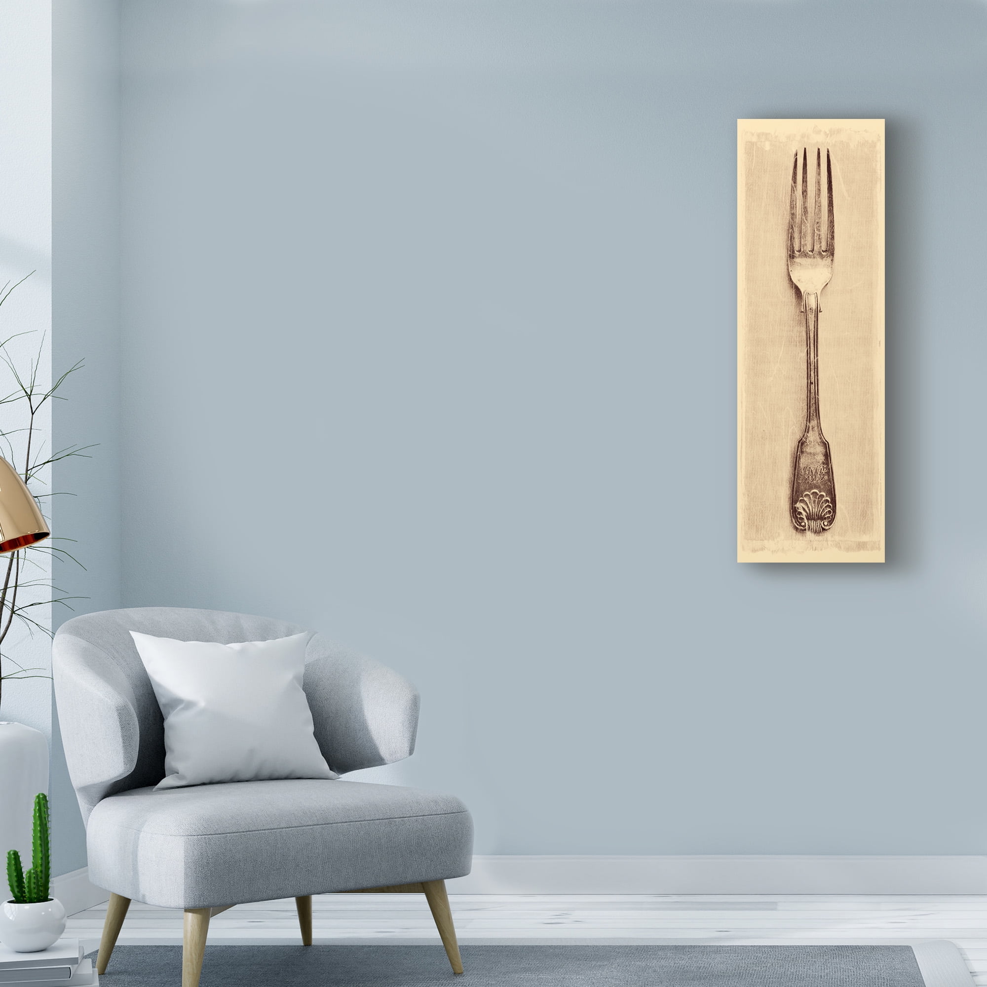 Trademark Fine Art 'Antique Fork' Canvas Art by Tom Quartermaine