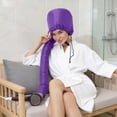 thumbnail image 6 of Hair Dryer Bonnet - Fast-Drying Bonnet Hair Dryer for Natural Hair, Deep Conditioning, Styling, & Curl Enhancing - Adjustable Fit, Heat Distribution, Portable & Lightweight for Trave,Purple, 6 of 6