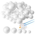 thumbnail image 1 of 36Pack Craft Foam Balls Assorted Sizes (1-2.4 In) Foam Balls For Arts And Crafts Christmas School Craft Project And Holiday Party, 1 of 5