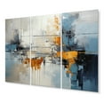 thumbnail image 2 of Designart "City Utopia II" Abstract Collages Art Living Room Set, 2 of 5