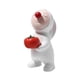 thumbnail image 3 of Figura de conejo de resina con forma de nariz roja para decorar la entrada del hogar. Caqui de pie, 3 of 9