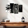 thumbnail image 2 of Elephant Stock Horse Up Close Wall Art - Horizontal Multi Panel Canvas - Living Room Wall Decor - Animal Multi Panel - Black And White Decor - 24" x 14", 2 of 4