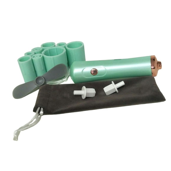 Extensiones de pestañas Glue Shaker Mezclador de esmalte de uñas portátil Resistente al desgaste Manos libres y ahorro de tiempo Líquido Mezclador Verde Sin Base Yinane Agitador de líquidos eléctrico