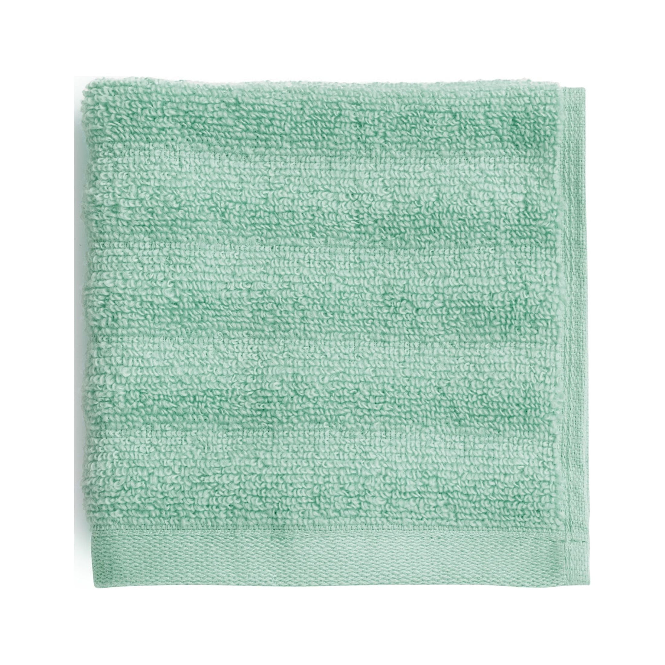 Mainstays Performance Textured Bath Towel 6-Piece Set, Mint