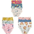 thumbnail image 2 of B&Q's Adorable Comfort: 9-Pack Stylish and Cozy Cotton Briefs for Toddler Little Girls | Sizes 2T-7T, Perfect for Everyday Wear, 2 of 5