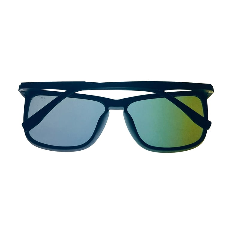 Fila Polarized Men s Black Square Sport Sunglasses w Spring Flex Hinges SF924858 U28B