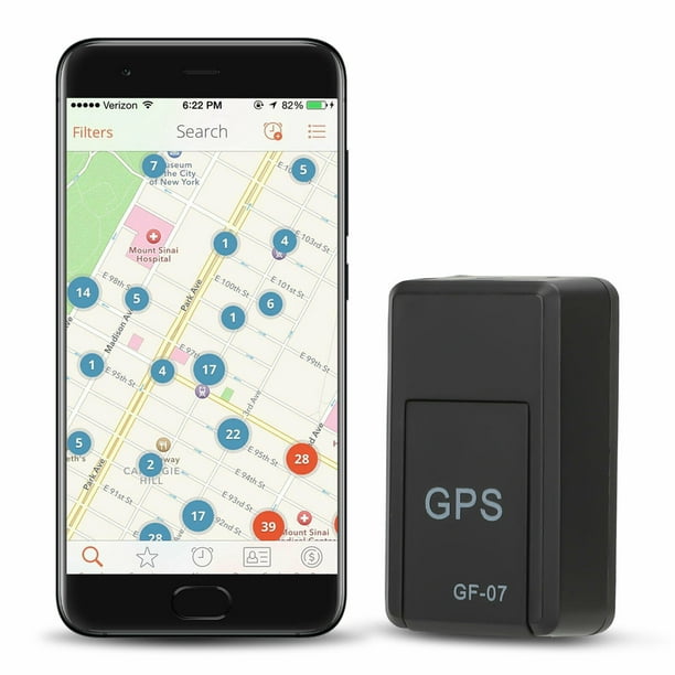 Violín Malabares apoyo GPS Tracker with No Monthly Fee, Wireless Mini Portable Magnetic Tracker  Hidden for Vehicle Anti-Theft / Teen Driving - Walmart.com