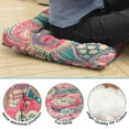 thumbnail image 4 of Meditation Cushion with Paisley Pattern, Boho Square Floor Pillow for Yoga and Relaxation 22 x 22, 4 of 7