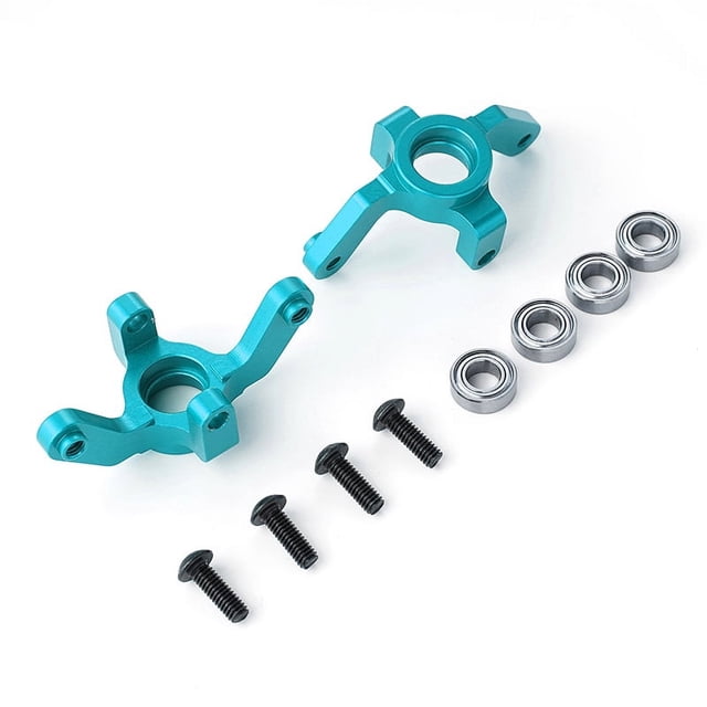 Soporte de Cubo de Dirección Duradero de Aleación de Aluminio para 1/10 XTE XBE RC Vogacara Azul