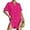 Hot Pink, variant on ZANKLEY Women Swimsuit Coverup Shirt Dress Button Down Bathing Suit Cover Up Beachwear