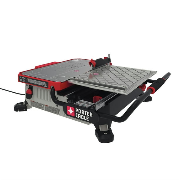 PORTER CABLE 7Inch Table Top Wet Tile Saw, Pce980