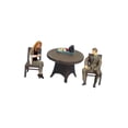 thumbnail image 3 of Modelo de chat para hombres y mujeres, escenas de comedor, modelo realista de personas pequeñas, 1/64 Marrón perfke figura en miniatura, 3 of 9