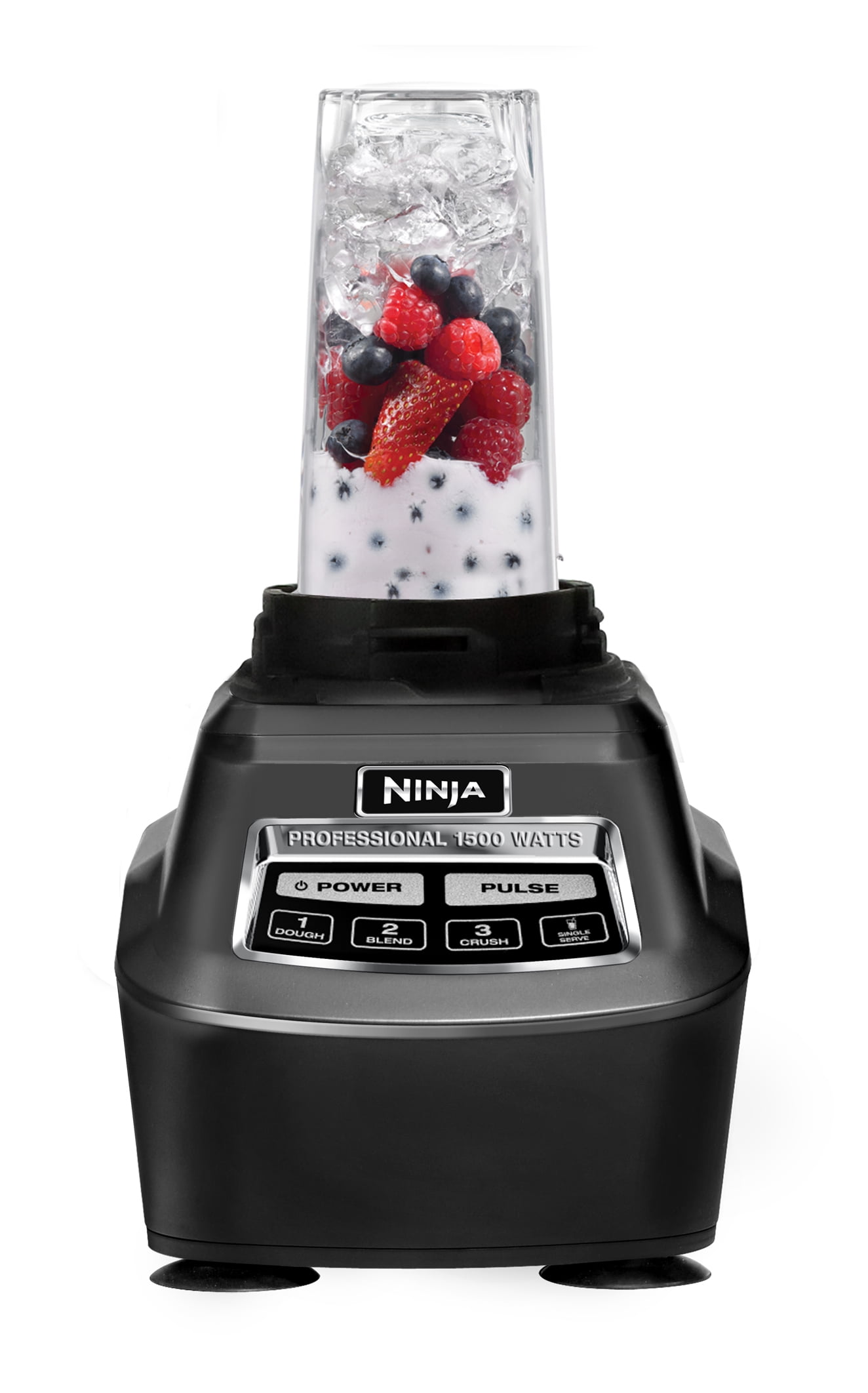  Ninja BL770 Mega Kitchen System, 1500W, 4 Functions for  Smoothies, Processing, Dough, Drinks & More, with 72-oz.* Blender Pitcher,  64-oz. Processor Bowl, (2) 16-oz. To-Go Cups & (2) Lids, Black: Electric