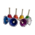 thumbnail image 4 of 8 piezas de campanas de percusión de mano, campanas de mano coloridas, instrumento musical, campanas de mano, juego de campanas de mano para coros de, 4 of 8
