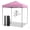 Pink,6.6x6.6FT, variant on BarefHaven 10x10 Ft Pop Up Canopy, Easy Set-up Instant Tent with Center Lock, Carry Bag, Rotatable Feet, 8 Stakes, 4 Ropes, Outdoor Canopy Tent for Beach, Camp, Patio, Market (White)