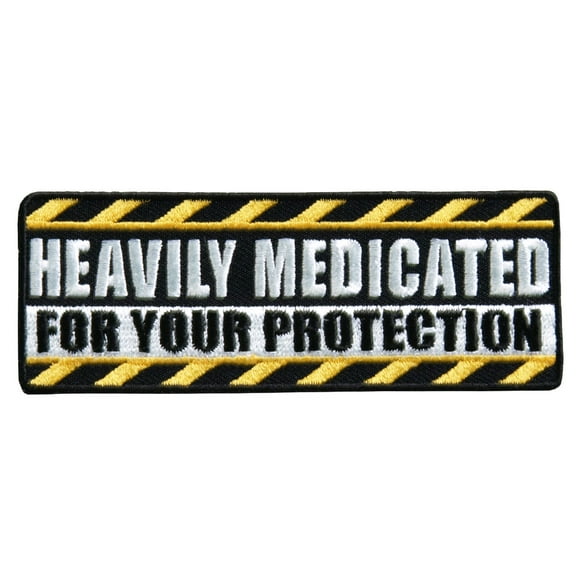 Hot Leathers PPL9382 Heavily Medicated 4" x 2" Patch 4X2