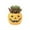 C, variant on Halloween flower pot ornaments, pumpkin plant pots